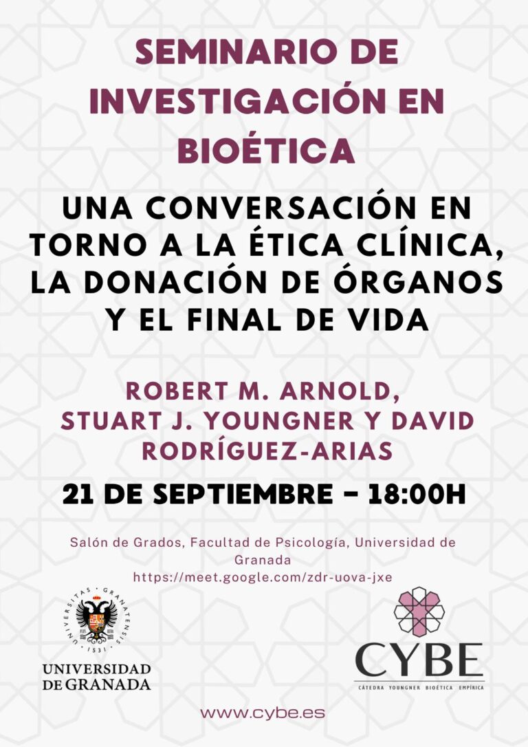 Una conversación en torno a la ética clínica, la donación de órganos y el final de vida (SiB)